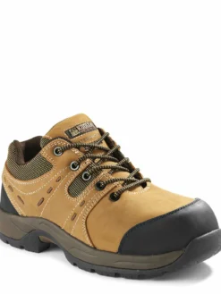 Kodiak Trail Men's Waterproof Leather Composite Toe Hiker Safety Work Shoes | Brown | Sizes 7 - 14 Safety Shoes