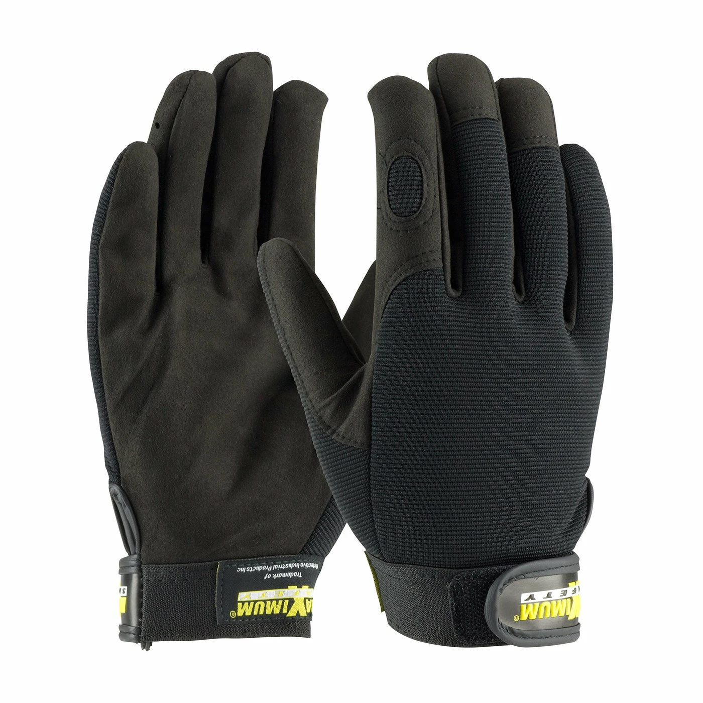 Work Gloves Maximum Safety® Professional Black Mechanic's Glove 3 Work Gloves Maximum Safety® Professional Black Mechanic's Glove