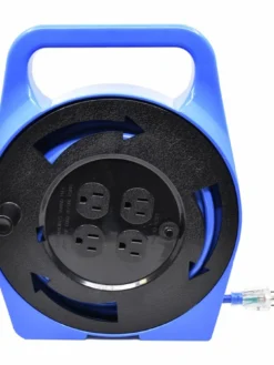 Lighting FlexiCord Cassette Style Cord Reel - SJTW 16/3 - 25 Ft Length