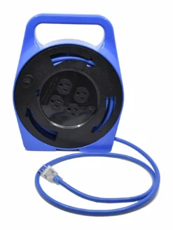 Lighting FlexiCord Cassette Style Cord Reel - SJTW 16/3 - 25 Ft Length