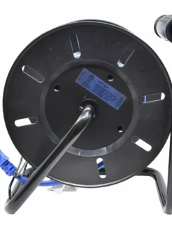 Lighting FlexiCord Extension Cord Storage Reel W/ 4 Grounded Outlets, 15A Circuit Breaker & Switch