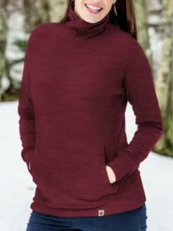 Stanfields Work Wear Stanfield's 1594 Women's Mockneck Merino Two-Layer Top | Sizes S - XL