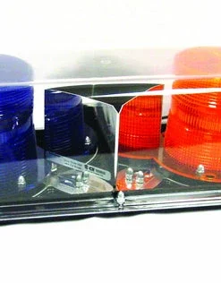 Techspan Amber/Blue Mini Light Bar Safety Supplies