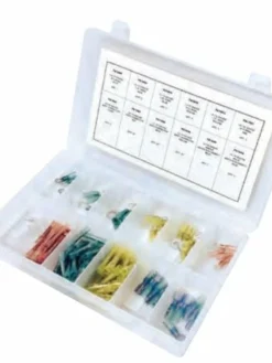 Techspan Crimp 'N' Shrink Terminal Assortment Kit - 115 Pcs Automotive Supplies