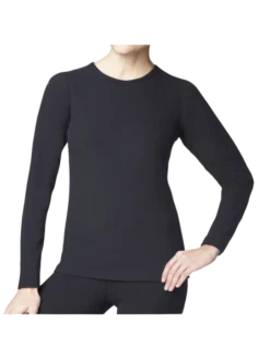 Stanfields Stanfield's 8333 Women's Merino Wool Base Layer Long Sleeve Shirt | Black | Sizes S - XL