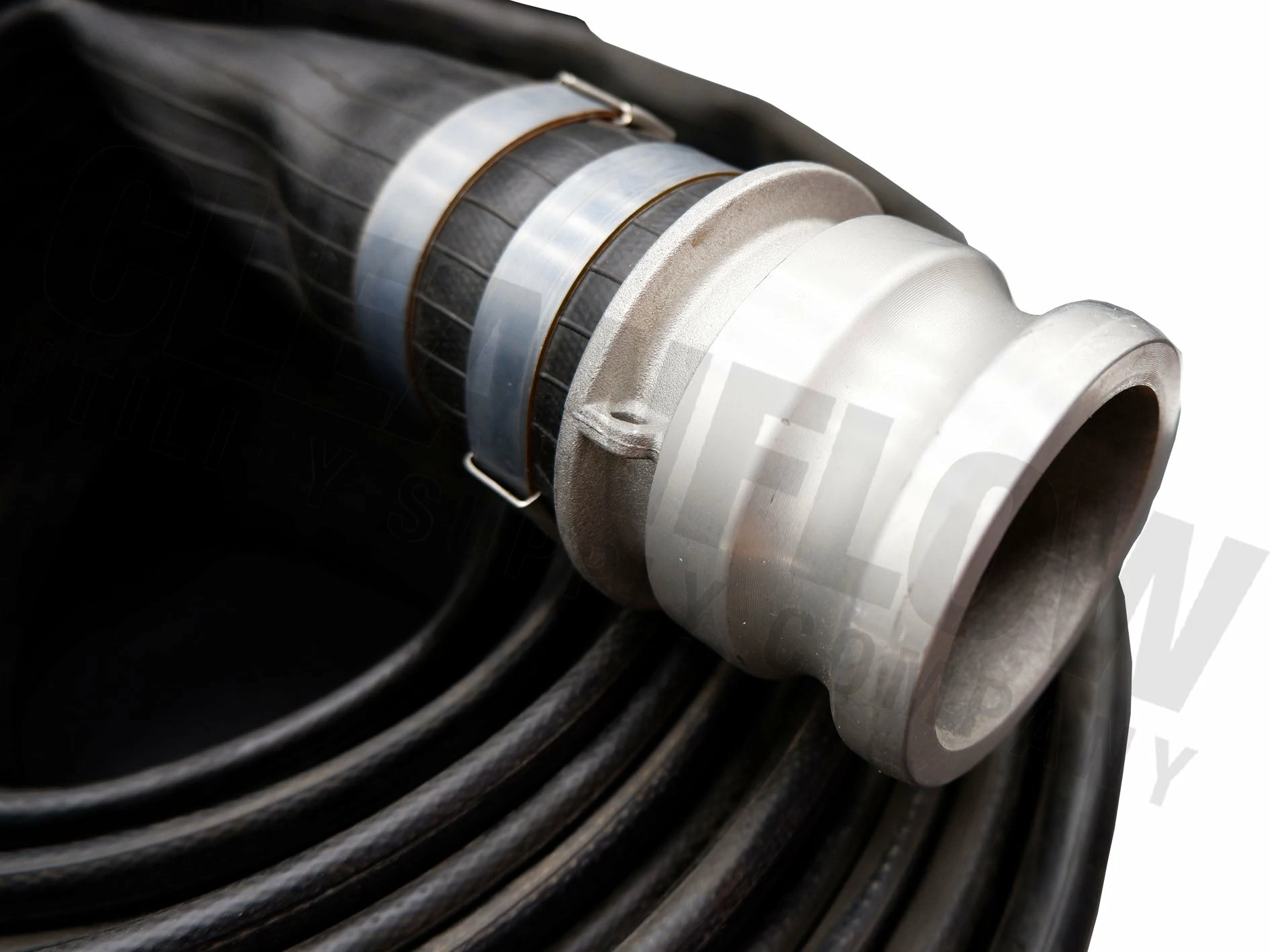 Greenline Black Dragon Industrial Layflat Discharge Hose Assemblies (w/ Male X Female Camlocks) Hose And Fittings 4 Greenline Black Dragon Industrial Layflat Discharge Hose Assemblies (w/ Male X Female Camlocks) Hose And Fittings