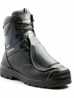 Terra Safety Footwear Terra Barricade Composite Toe 8" External Metguard Men's Safety Work Boots | Black | Sizes 7 - 14