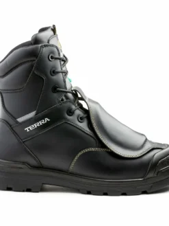Terra Safety Footwear Terra Barricade Composite Toe 8" External Metguard Men's Safety Work Boots | Black | Sizes 7 - 14