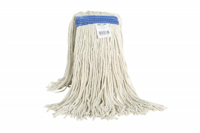 Globe Commercial Products Cot-Pro® Cotton Cut-End Narrow Band Mop Heads 3 Globe Commercial Products Cot-Pro® Cotton Cut-End Narrow Band Mop Heads