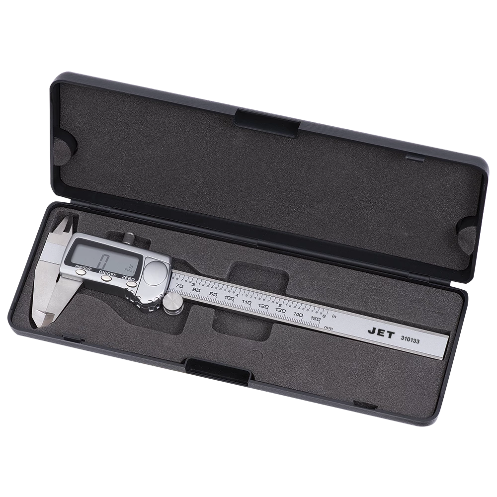 Jet Stainless Steel LCD Digital Calipers - Fractional - 6" Hand Tools 4 Jet Stainless Steel LCD Digital Calipers - Fractional - 6" Hand Tools
