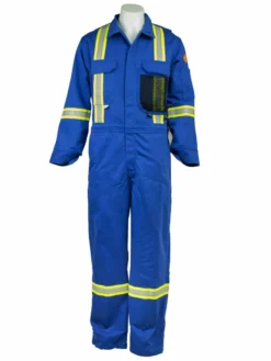 KELTEK Apparel KELTEK 343S Flame Resistant 13oz Premium Hi-Viz Coverall | Blue | Sizes 38-60 (HRC 2) Flame Resistant Work Wear