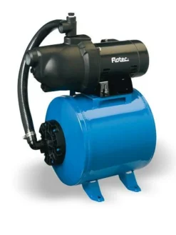 Flotec 1/2 HP Thermoplastic Shallow Well Jet Pump/Tank Water System | 8 GPM Well Pumps And Pressure Tanks