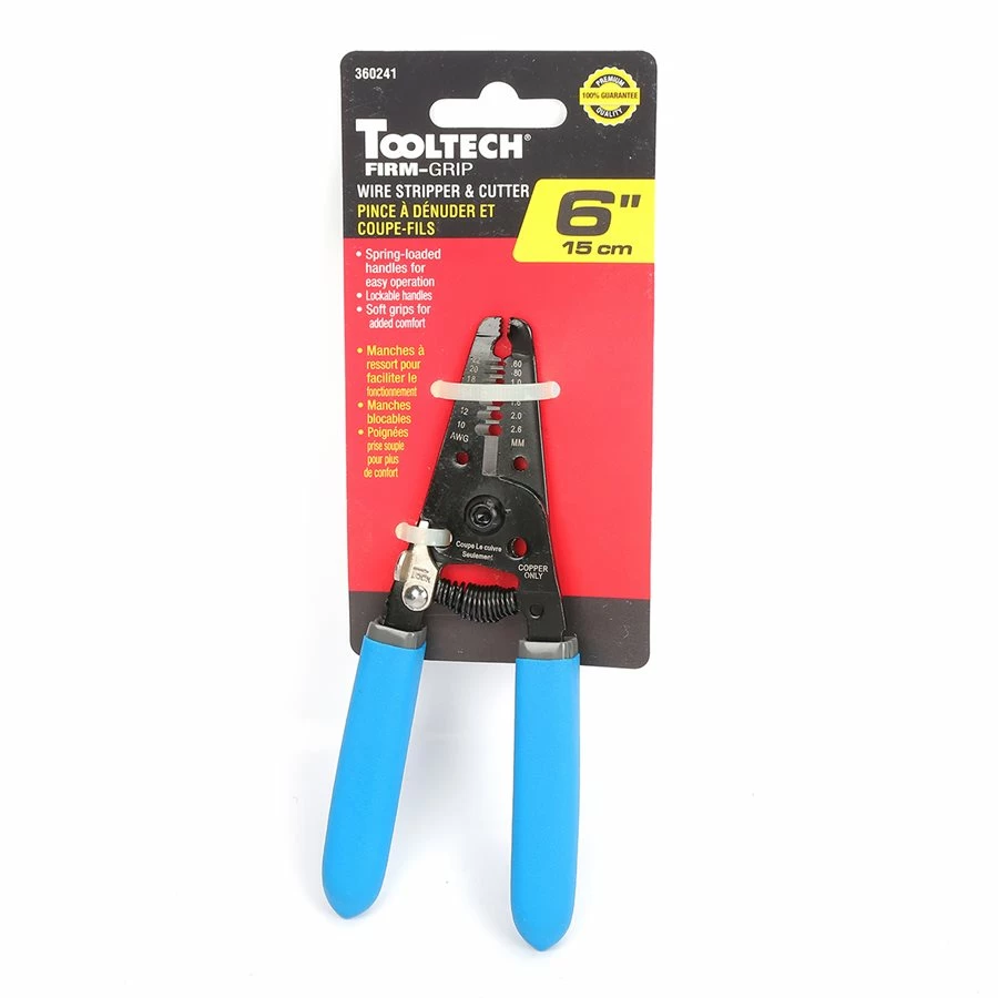 ToolTech® Spring-Loaded Wire Stripper & Cutter 3 ToolTech® Spring-Loaded Wire Stripper & Cutter