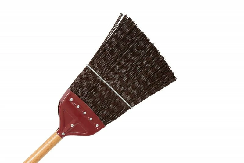 Globe Commercial Products Railroad Track Broom W/ 48" Wood Handle Cleaning Tools 4 Globe Commercial Products Railroad Track Broom W/ 48" Wood Handle Cleaning Tools