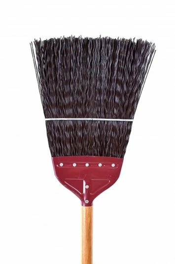 Globe Commercial Products Railroad Track Broom W/ 48" Wood Handle Cleaning Tools 3 Globe Commercial Products Railroad Track Broom W/ 48" Wood Handle Cleaning Tools