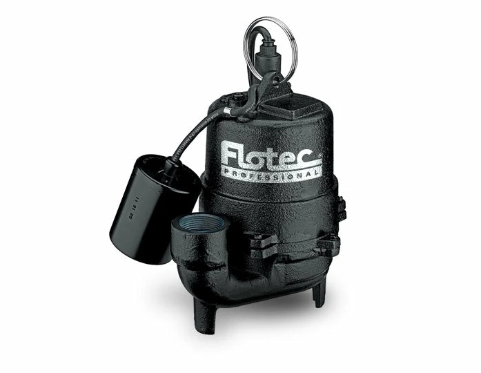 Flotec Professional Flotec E3375TLT Cast Iron Effluent Pump | 1/3 HP | 115V Dewatering Pumps 3 Flotec Professional Flotec E3375TLT Cast Iron Effluent Pump | 1/3 HP | 115V Dewatering Pumps