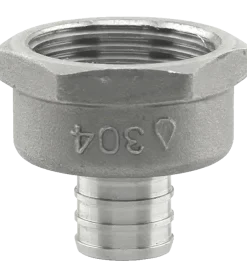 Tubing And Fittings Plumb-Eeze Stainless Steel FPT X PEX Adapter