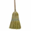 Globe Commercial Products Cleaning Tools Heavy Duty Corn Broom - 2 Wire - 2 String