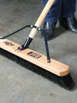 Globe Commercial Products Cleaning Tools The Beast™ Contractor's Medium Bristle Push Broom Assembly - 24" Head 11 Globe Commercial Products Cleaning Tools The Beast™ Contractor's Medium Bristle Push Broom Assembly - 24