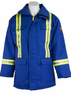 KELTEK Apparel KELTEK 423S Insulated Flame Resistant Hi-Vis Contractor Parka | Blue | S-5XL (HRC 4)