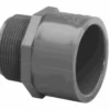 Lasco 1/2" To 3" Schedule 80 PVC Socket X MPT Adapter Couplings