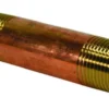 Cleanflow Fittings And Valves Lead Free Brass Threaded Pipe Nipple X 3" Length