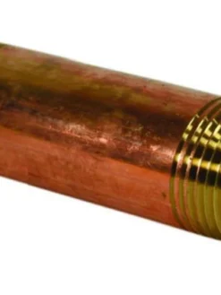 Cleanflow Fittings And Valves Lead Free Brass Threaded Pipe Nipple X 3" Length