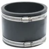 Cleanflow Fittings And Valves Flexible Connector Sewer Pipe Couplings For 1-1/4" To 10" Pipes