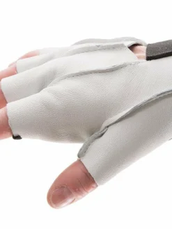 Impacto 460-30 Anti-Impact Pearl Leather Series Half Finger Construction Glove With VEP Impact Protection Ergonomics