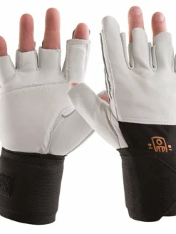 Ergonomics Impacto 479-31 Pearl Leather Series Trigger Glove W/ Wrist Support (For Power Tool Users)