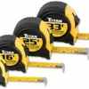 Cleanflow 4-Piece Tape Measure Set Hand Tools 1 Cleanflow 4-Piece Tape Measure Set Hand Tools