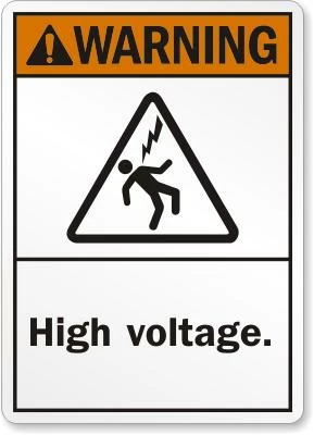 Cleanflow Safety Supplies High Voltage Safety Sign 3 Cleanflow Safety Supplies High Voltage Safety Sign
