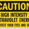 Cleanflow Safety Supplies High Intensity Ultraviolet Energy Safety Sign 2 Cleanflow Safety Supplies High Intensity Ultraviolet Energy Safety Sign