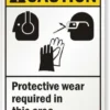 Cleanflow Protective Wear Required In This Area Safety Sign