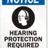 Cleanflow Notice Hearing Protection Required Safety Sign Safety Supplies 2 Cleanflow Notice Hearing Protection Required Safety Sign Safety Supplies