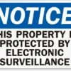 Cleanflow Electronic Surveillance Safety Sign