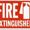 Cleanflow Safety Supplies Fire Extinguisher Safety Sign