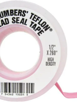 Greenline 1/2" And 3/4" Pink Plumbers Thread Seal Teflon Tape