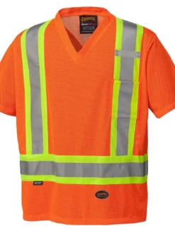 Pioneer Traffic Hi Vis V Neck T-Shirt | S-5XL 8 Pioneer Traffic Hi Vis V Neck T-Shirt | S-5XL