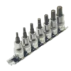 Hand Tools Jet 3/8" Drive SAE Hex Bit Socket Set| 2" Length | 7 Piece