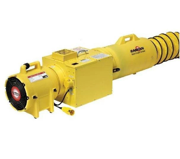 Ramfan UB20 8-Inch In-Line Confined Space Heating System 3 Ramfan UB20 8-Inch In-Line Confined Space Heating System