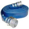 Greenline Blue PVC Layflat Discharge Hose Assemblies (w/ Male X Female Camlocks) Hose And Fittings