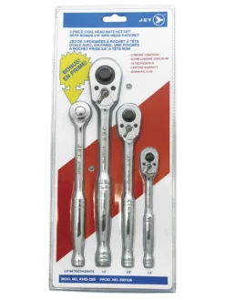 Jet Oval Head Ratchet Wrench Set W/ Free Mini Wrench - 48 Tooth Hand Tools 5 Jet Oval Head Ratchet Wrench Set W/ Free Mini Wrench - 48 Tooth Hand Tools