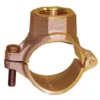 Cleanflow Waterworks Products Hinged Brass Saddles For 2" To 6" IPS Pipes