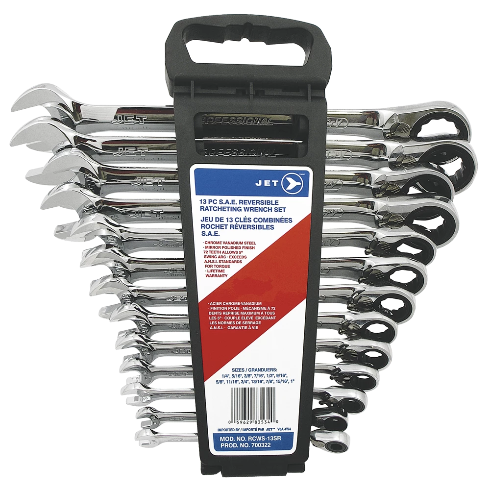 Hand Tools Jet Long Pattern Ratcheting Wrench Sets - Reversing 4 Hand Tools Jet Long Pattern Ratcheting Wrench Sets - Reversing