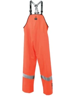 Helly Hansen Workwear Flame Resistant Work Wear Helly Hansen Alberta Hi-Vis FR Stretch Bib Pant | Orange | Sizes Small - 5XLarge