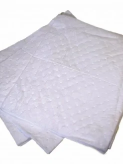 Globe Commercial Products Medium Weight Sorbent Spill Pads - 15" X 18" - Pack Of 10