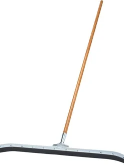 Globe Commercial Products Industrial Curved Floor Squeegee Assembly - 24" Head Cleaning Tools