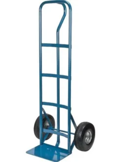 Cleanflow Facility Equipment Flat-Free Wheel Heavy-Duty P-Handle Hand Truck | 600 Lb Capacity