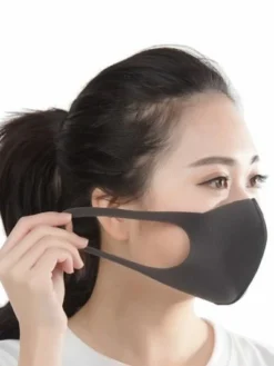 Globe Commercial Products Personal Protective Equipment Re-Usable & Washable Black Spandex Face Masks - Case Of 100 7 Globe Commercial Products Personal Protective Equipment Re-Usable & Washable Black Spandex Face Masks - Case Of 100